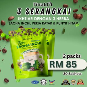 2 Pek | Kopi Sacha Inchi FITRAH FIT